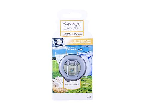 Vůně do auta Yankee Candle Clean Cotton 4 ml
