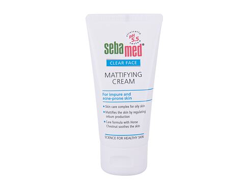 Denní pleťový krém SebaMed Clear Face Mattifying 50 ml poškozená krabička