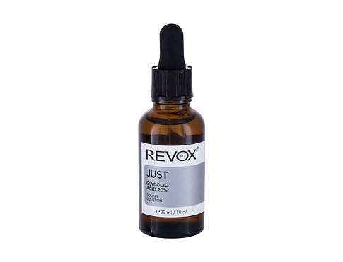 Pleťová voda a sprej Revox Just Glycolic Acid 20% 30 ml poškozená krabička