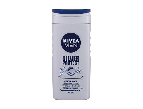 Sprchový gel Nivea Men Silver Protect 250 ml