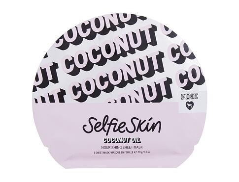 Pleťová maska Pink Selfie Skin Coconut Oil Sheet Mask 1 ks