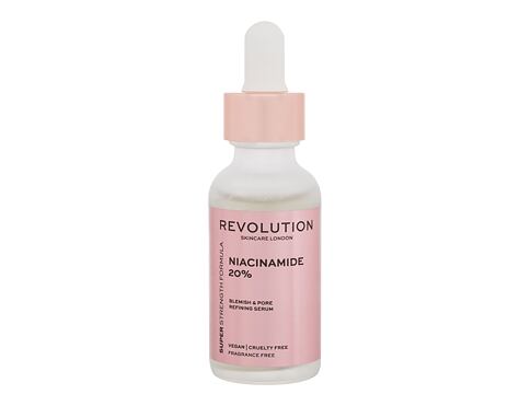 Pleťové sérum Revolution Skincare Niacinamide 20% Blemish & Pore Refining Serum 30 ml poškozená krabička