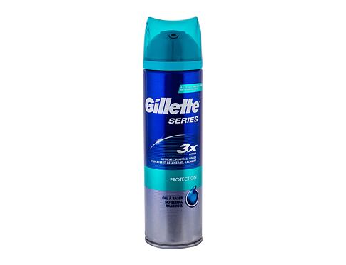 Gel na holení Gillette Series Protection 200 ml poškozený flakon