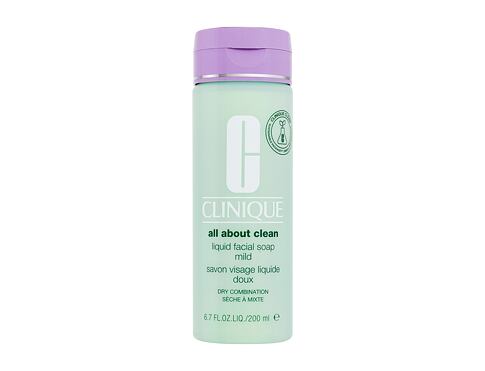 Čisticí mýdlo Clinique All About Clean Liquid Facial Soap Mild 200 ml