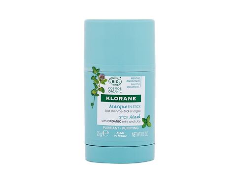Pleťová maska Klorane Aquatic Mint Stick Mask 25 g