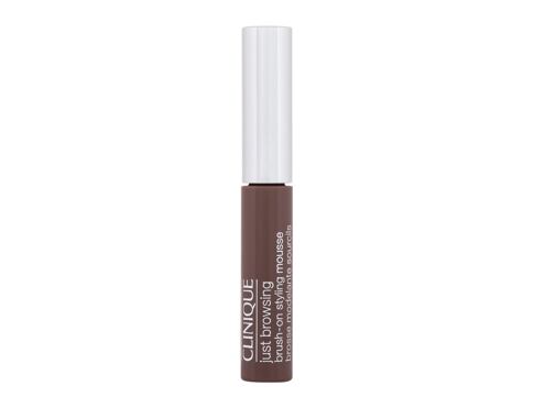Řasenka na obočí Clinique Just Browsing Brush-On-Styling Mousse 2 ml 02 Light Brown