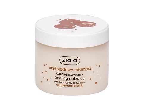 Tělový peeling Ziaja Chocolate Mix Sugar Body Scrub 300 ml poškozený flakon