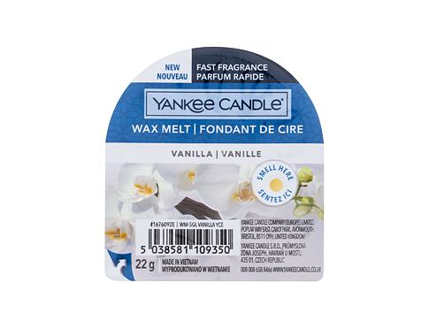 Vonný vosk Yankee Candle Vanilla 22 g poškozený obal