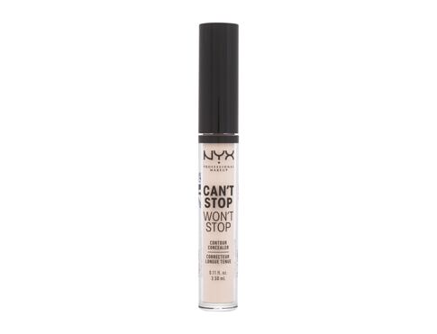 Korektor NYX Professional Makeup Can't Stop Won't Stop Contour Concealer 3,5 ml 02 Alabaster