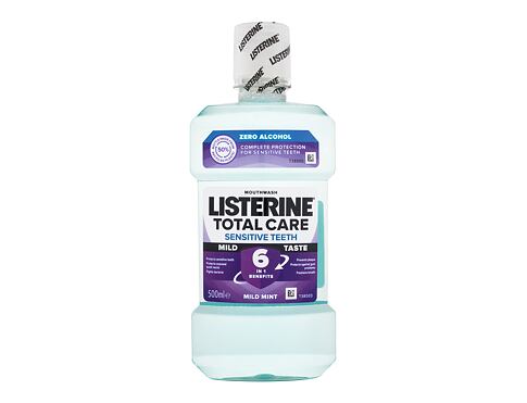 Ústní voda Listerine Total Care Sensitive Teeth Mild Taste Mouthwash 6 in 1 500 ml