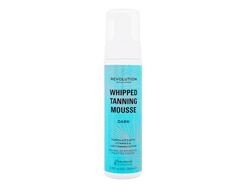 Samoopalovací přípravek Makeup Revolution London Whipped Tanning Mousse 200 ml Dark poškozený flakon