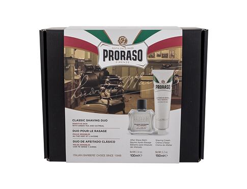 Balzám po holení PRORASO White Classic Shaving Duo 100 ml poškozená krabička Kazeta