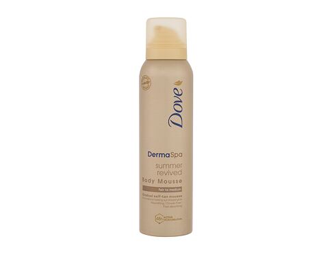 Samoopalovací přípravek Dove Derma Spa Summer Revived Body Mousse 150 ml Fair To Medium poškozený flakon