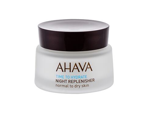 Noční pleťový krém AHAVA Time To Hydrate Night Replenisher 50 ml poškozená krabička