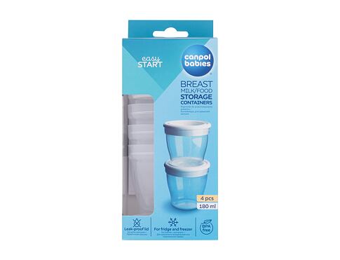 Nádobí Canpol babies Easy Start Breast Milk/Food Storage Containers 4 ks
