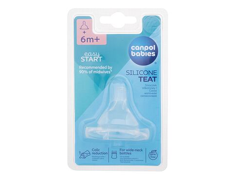 Savička Canpol babies Easy Start Silicone Teat Porridge 6m+ 1 ks