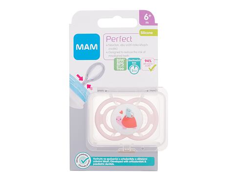 Dudlík MAM Perfect Silicone Pacifier 6m+ Turtle 1 ks