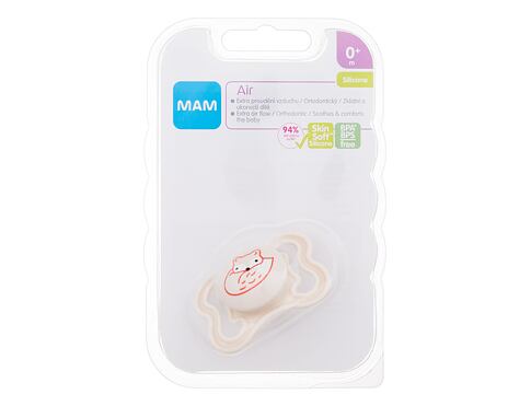 Dudlík MAM Air Silicone Pacifier 0m+ Fox 1 ks