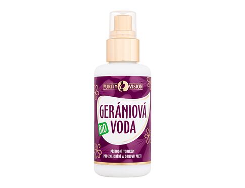 Pleťová voda a sprej Purity Vision Geranium Bio Water 100 ml