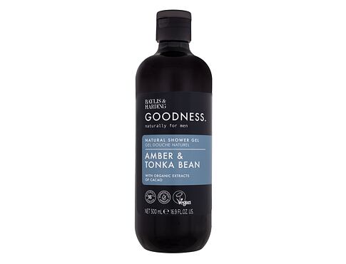 Sprchový gel Baylis & Harding Goodness Men Amber & Tonka Bean Shower Gel 500 ml