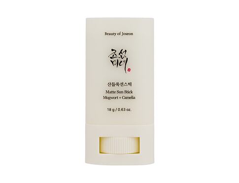 Opalovací přípravek na obličej Beauty of Joseon Mugwort + Camelia Matte Sun Stick SPF50+ 18 g