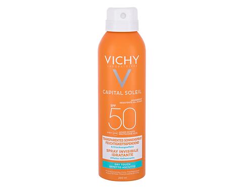 Opalovací přípravek na tělo Vichy Capital Soleil Invisible Hydrating Mist SPF50 200 ml poškozený flakon