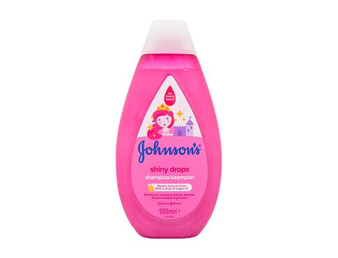 Šampon Johnson´s Shiny Drops Kids Shampoo 500 ml poškozený flakon