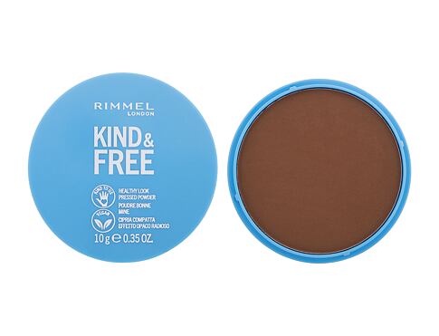Pudr Rimmel London Kind & Free Healthy Look Pressed Powder 10 g 050 Deep