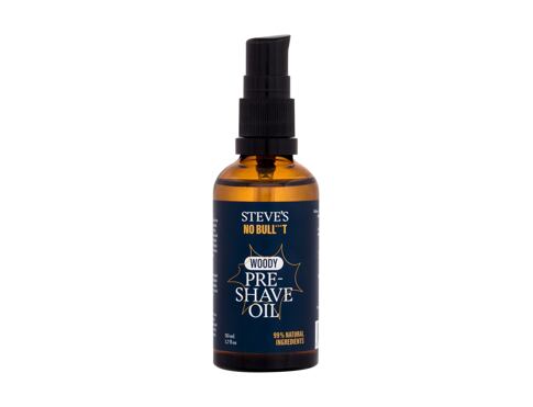 Přípravek před holením Steve´s No Bull***t Woody Pre-Shave Oil 50 ml