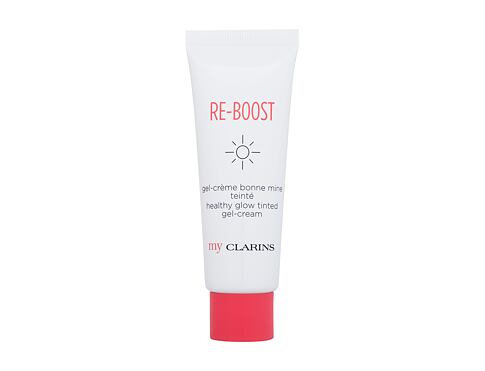 Denní pleťový krém Clarins Re-Boost Healthy Glow Tinted Gel-Cream 50 ml poškozená krabička