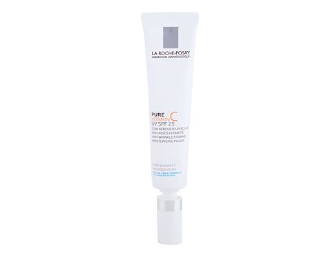 Denní pleťový krém La Roche-Posay Pure Vitamin C Anti-Wrinkle Filler SPF25 40 ml poškozená krabička