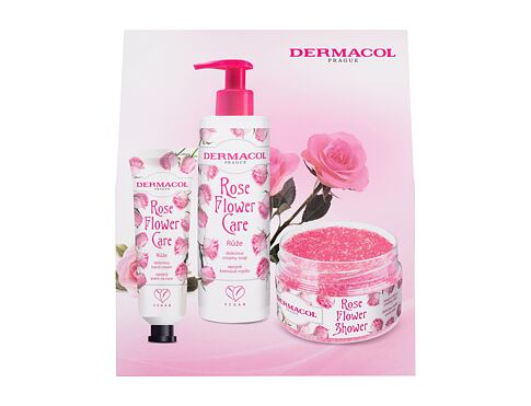 Tekuté mýdlo Dermacol Rose Flower 250 ml Kazeta