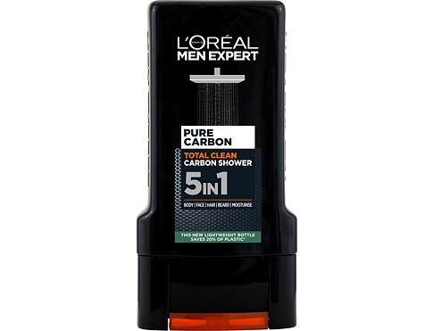 Sprchový gel L'Oréal Paris Men Expert Pure Carbon 5in1 300 ml