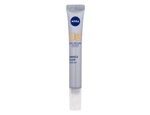 Pleťové sérum Nivea Q10 Anti-Wrinkle Expert Targeted Wrinkle Filler Serum 15 ml poškozená krabička