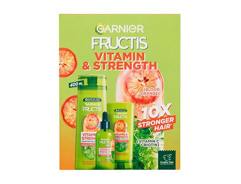 Šampon Garnier Fructis Vitamin & Strength 400 ml poškozená krabička Kazeta