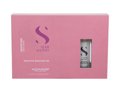 Olej na vlasy ALFAPARF MILANO Semi Di Lino Moisture Nutritive Essential Oil 6x13 ml poškozená krabička