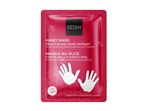 Hydratační rukavice Gabriella Salvete Hand Mask Propolis And Pearl Extract 1 ks