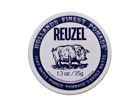 Pro definici a tvar vlasů Reuzel Hollands Finest Pomade Clay Matte Pomade 35 g