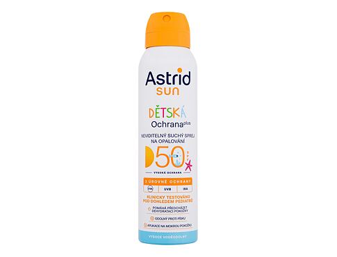 Opalovací přípravek na tělo Astrid Sun Kids Dry Spray SPF50 150 ml
