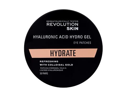 Maska na oči Revolution Skincare Hydrate Hyaluronic Acid Hydro Gel Eye Patches 60 ks