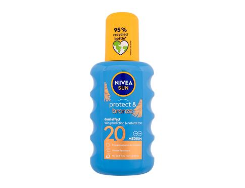 Opalovací přípravek na tělo Nivea Sun Protect & Bronze Sun Spray SPF20 200 ml