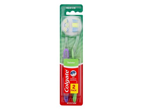 Klasický zubní kartáček Colgate Twister Medium 2 ks