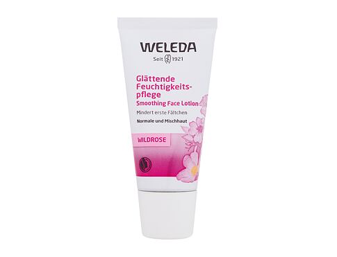 Denní pleťový krém Weleda Wild Rose Smoothing Face Lotion 30 ml poškozená krabička