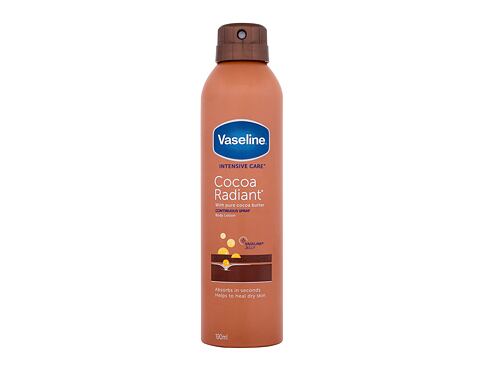 Tělové mléko Vaseline Intensive Care Cocoa Radiant Body Lotion Spray 190 ml