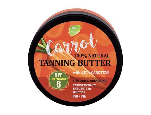 Opalovací přípravek na tělo Vivaco Bio Carrot Tanning Butter SPF6 150 ml