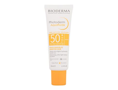 Opalovací přípravek na obličej BIODERMA Photoderm Aquafluide Invisible SPF50+ 40 ml poškozená krabička