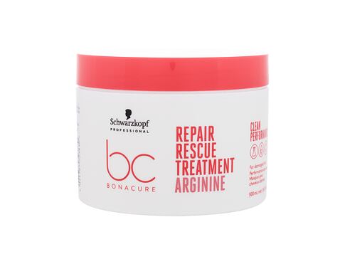 Maska na vlasy Schwarzkopf Professional BC Bonacure Repair Rescue Arginine Treatment 500 ml poškozený obal