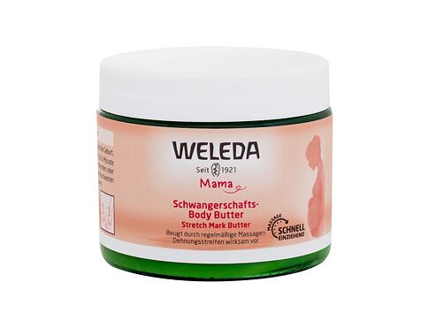 Proti celulitidě a striím Weleda Mother Stretch Mark Body Butter 150 ml poškozená krabička