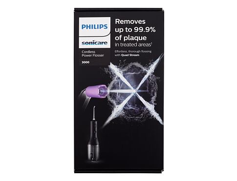 Ústní sprcha Philips Sonicare Cordless Power Flosser 3000 HX3826/33 Black 1 ks poškozená krabička