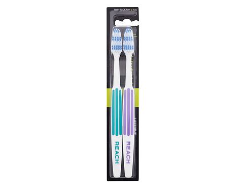 Klasický zubní kartáček Listerine Reach Interdental Hard 2 ks poškozený obal